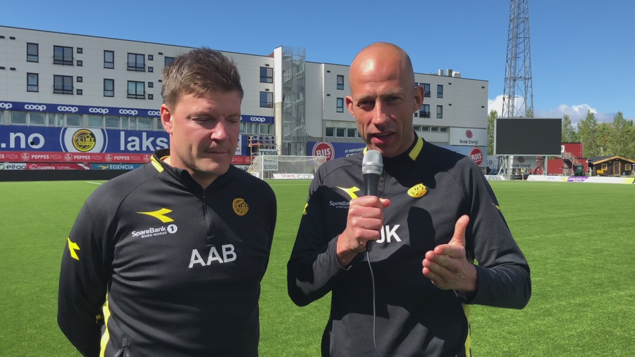 Før kampen mot Stabæk